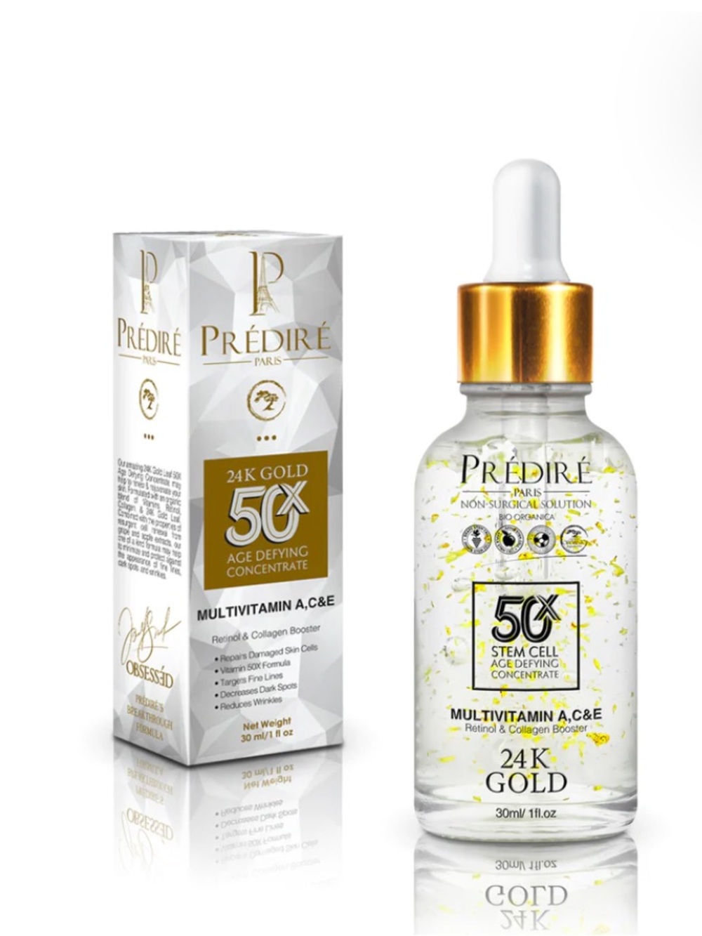 PREDIRE PARIS 24K Gold Leaf 50X Age-Defying Concentrate